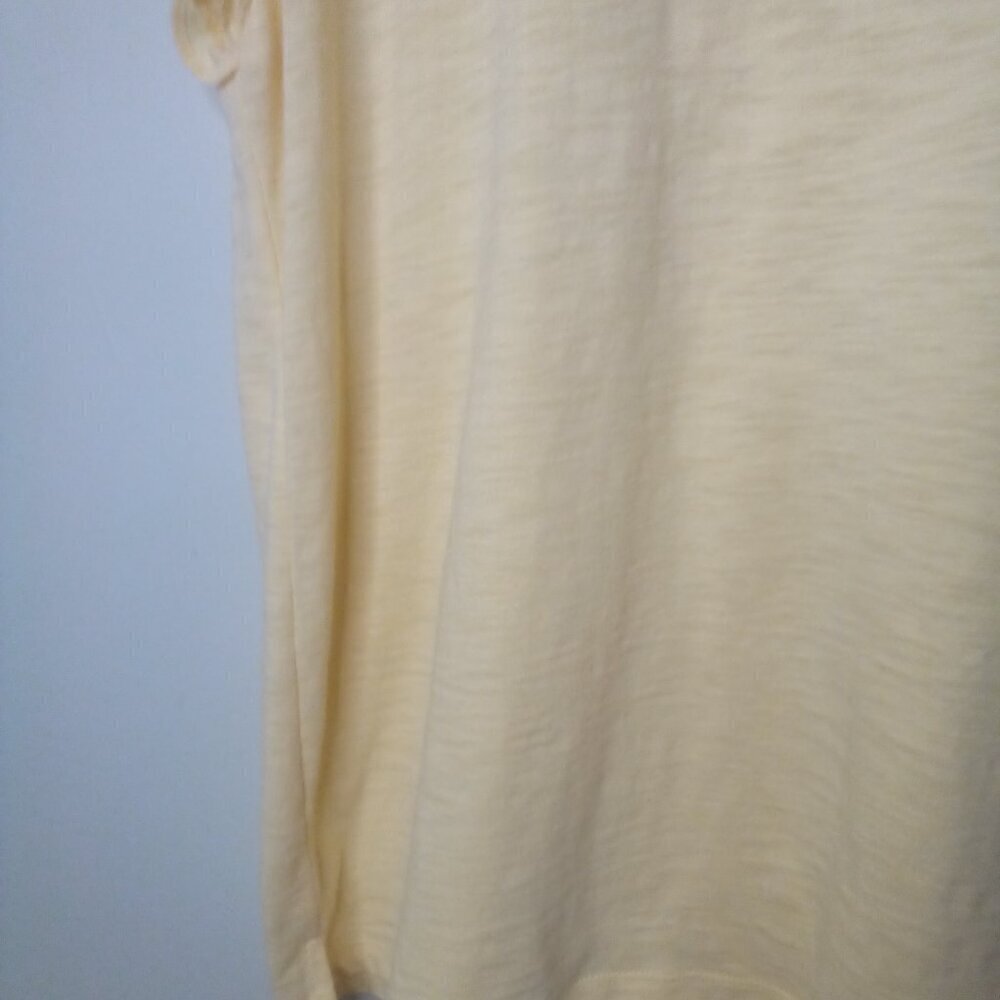 Liz Claiborne Shirt Women XL Eyelet Scallop Short Sleeve Peach Light Orange - Picture 6 of 15
